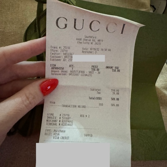 Gucci White and Cream Mules with Slip-On Style and Distinctive Pattern - Picture 8 of 9